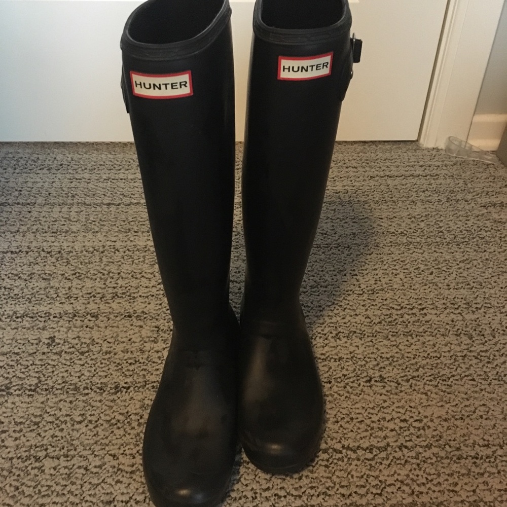 Hunter Tall original matte boots - Picture 3 of 8